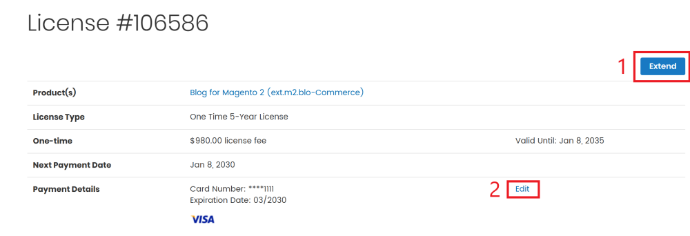 Payment Management - 5-year License Products