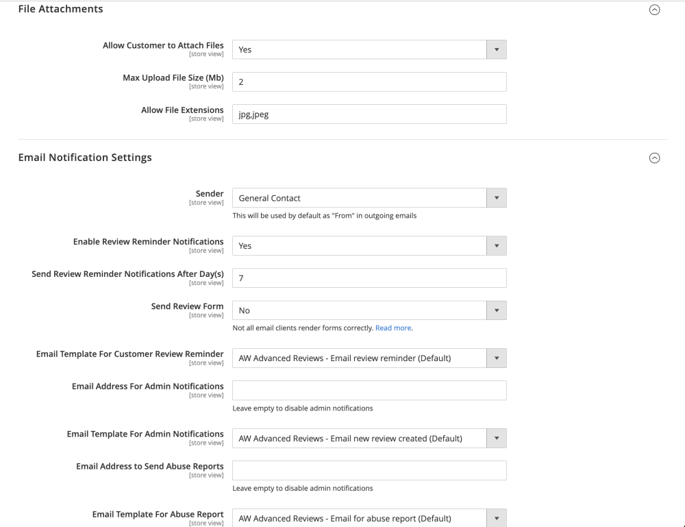 File Attachments | Advanced Reviews for Magento 2