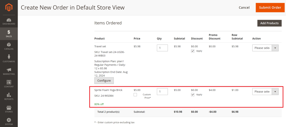 Promo Item added to the Subscription | Add Free Product to Cart and Advanced Subscription Products for Magento 2