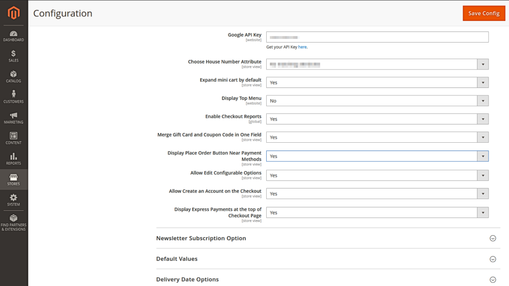 General Settings | Smart One Step Checkout for Magento 2