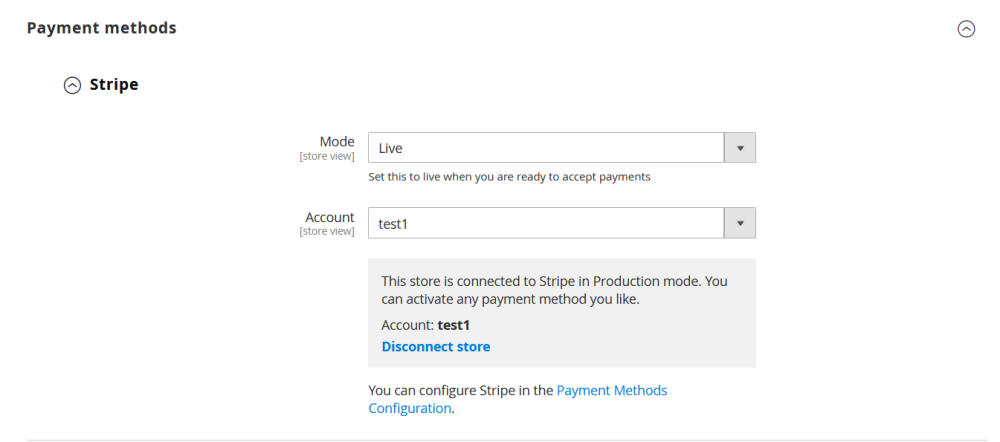 Stripe Connected to Store | Advanced Subscription Products for Magento 2