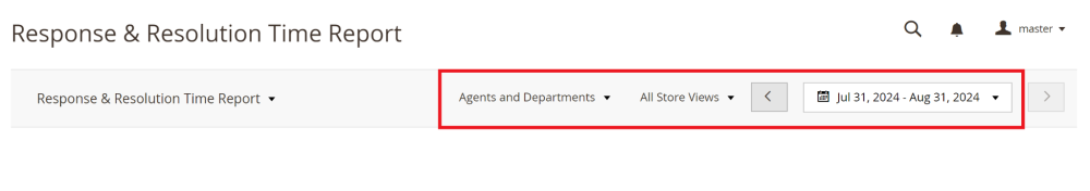 Filtering Options Help Desk Report | Help Desk Ultimate for Magento 2