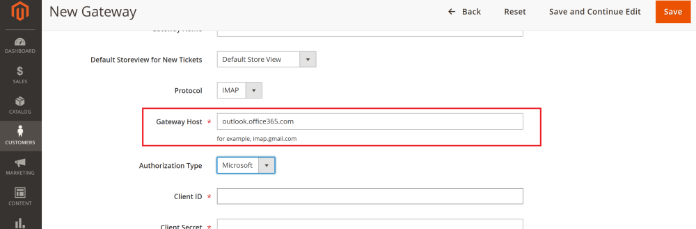 Microsoft Graph API config | Help Desk Ultimate for Magento 2