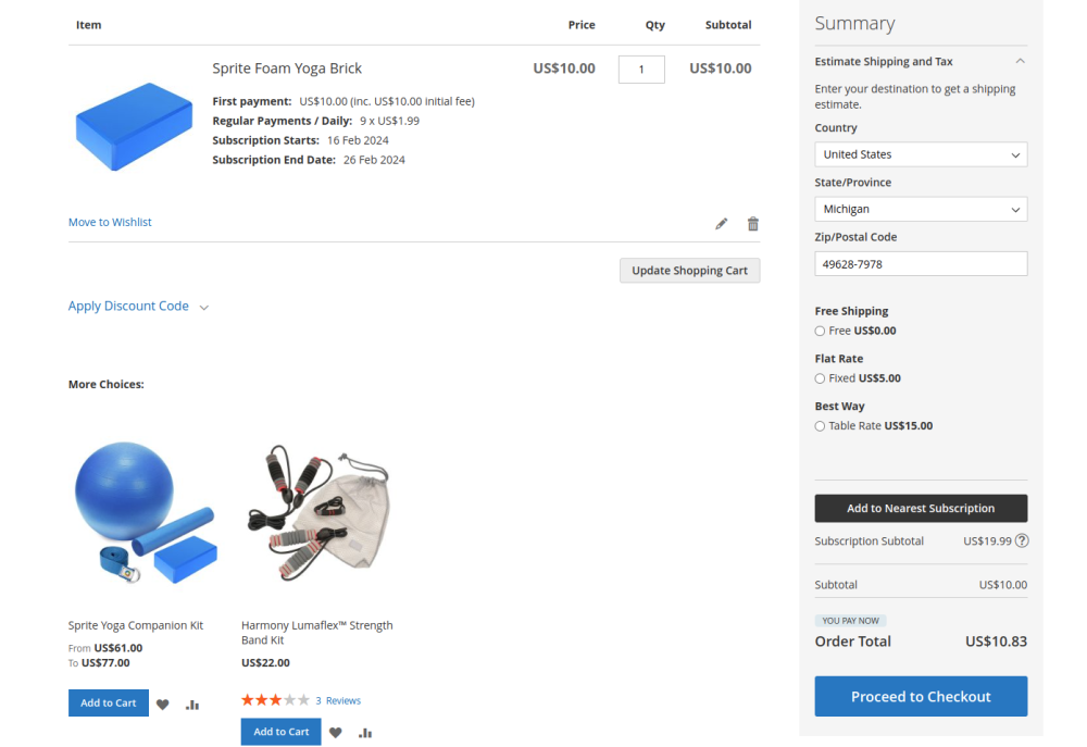 Adding Products to Nearest Subscription | Advanced Subscription Products for Magento 2