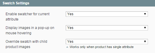 swatch settings