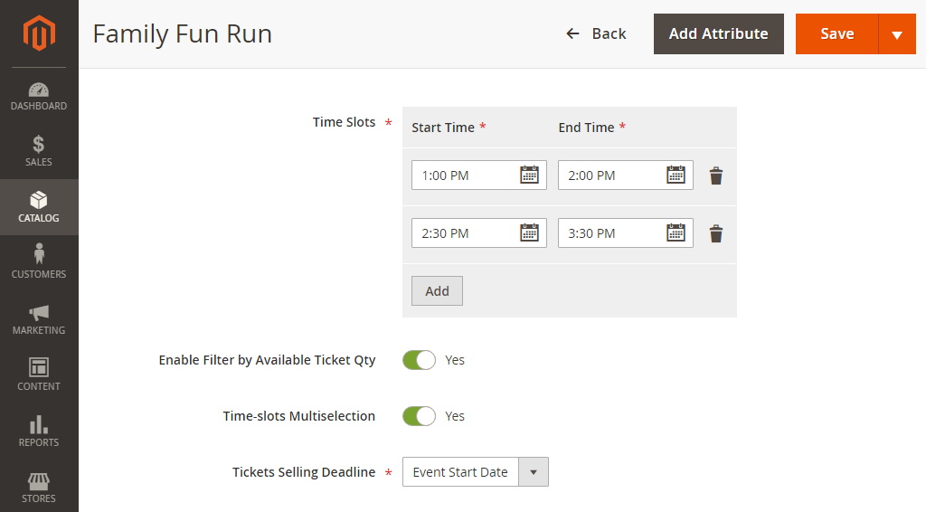 multiple time-slot booking