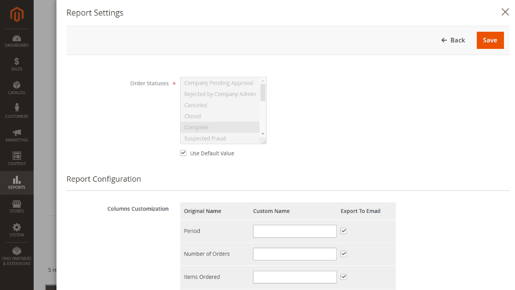 Configuring Reports | Advanced Reports for Magento 2