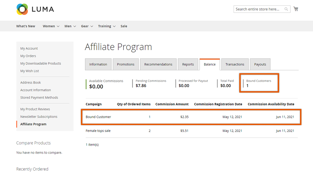 Bound Customers | Affiliate for Magento 2