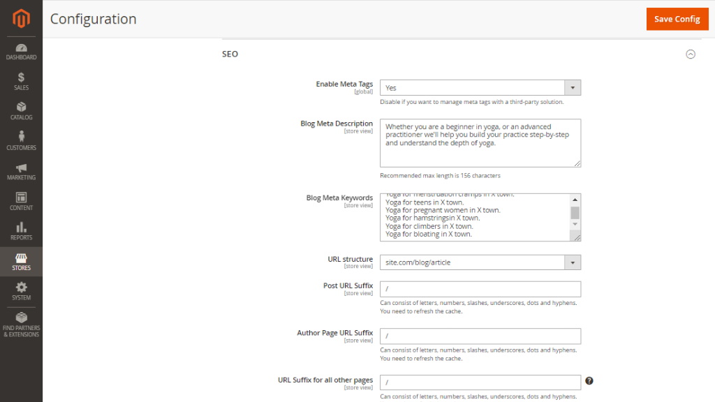 SEO | Blog for Magento 2