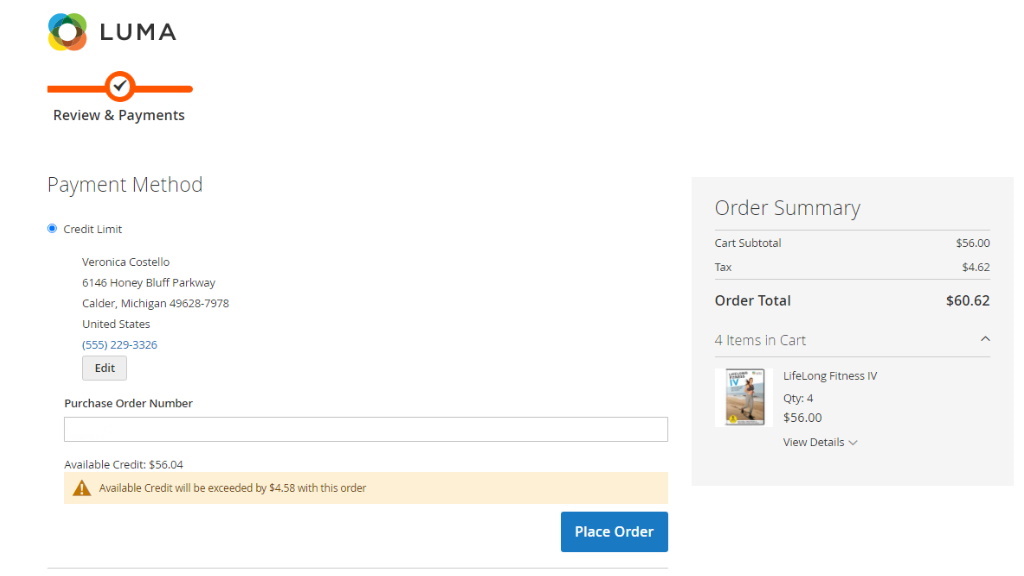 Company Credit At Checkout | B2B Company Credit for Magento 2