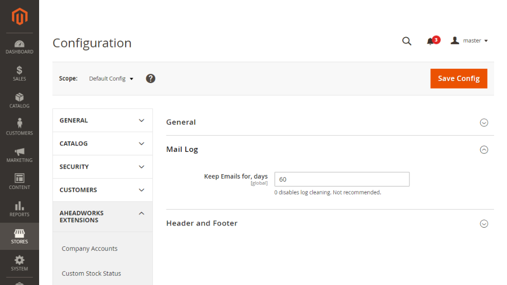 Backend Configuration | Follow Up Email for Magento 2
