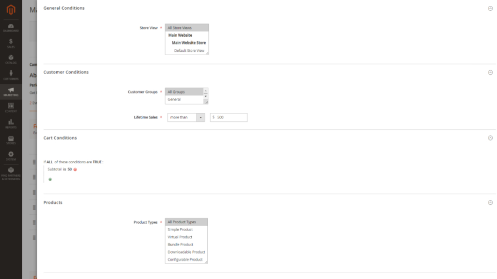 Manage Events&nbsp; | Follow Up Email for Magento 2