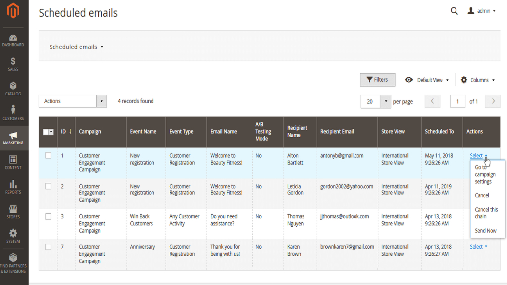 Scheduled Emails | Follow Up Email for Magento 2