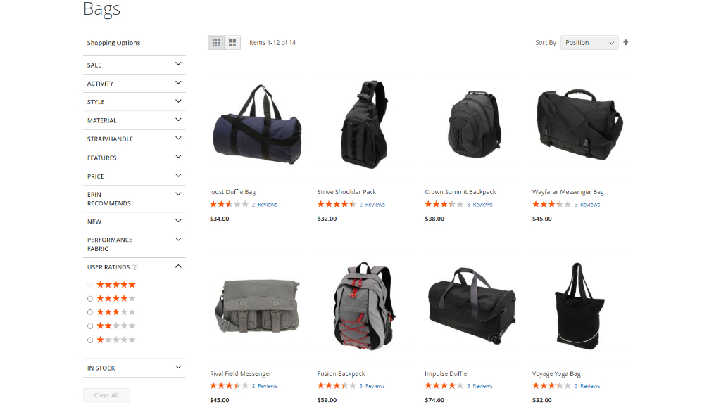 Review Rating filter | Layered Navigation for Magento 2