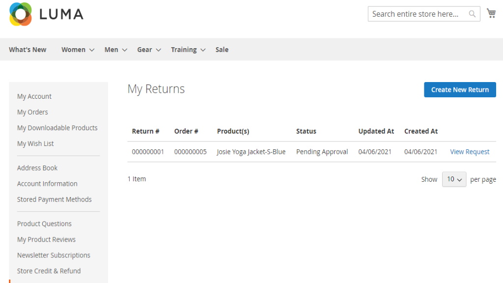 My Returns | RMA for Magento 2