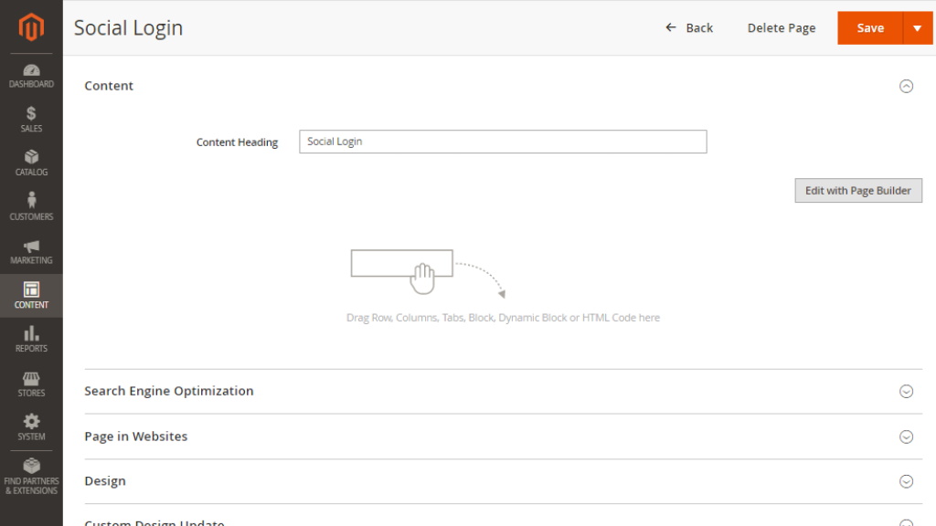 Widget Options | Social Login for Magento 2