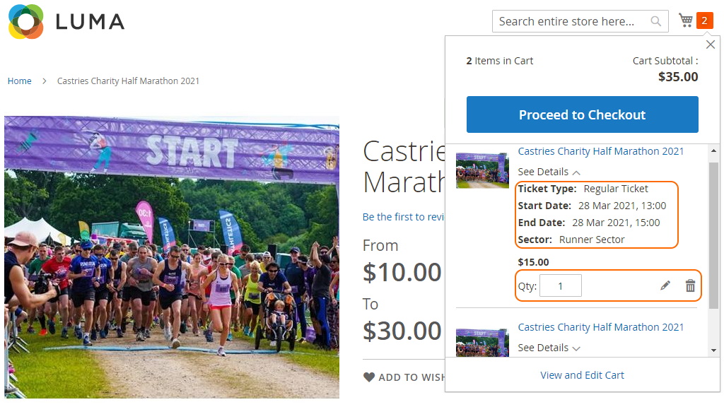 Event Tickets for Magento 2