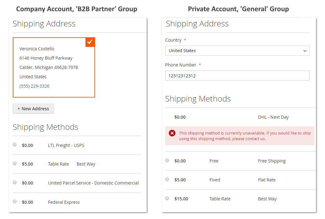Payment & Shipping Restrictions for Magento 2
