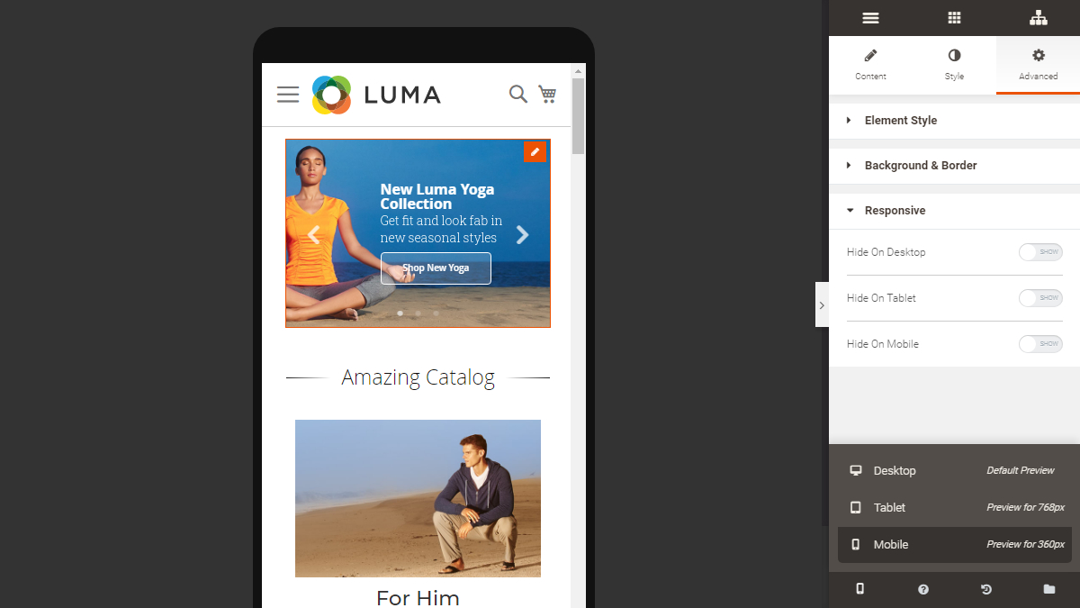 Buildify for Magento 2. Add Template