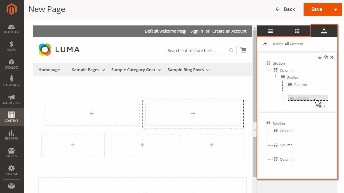 Buildify for Magento 2. Drag and Drop