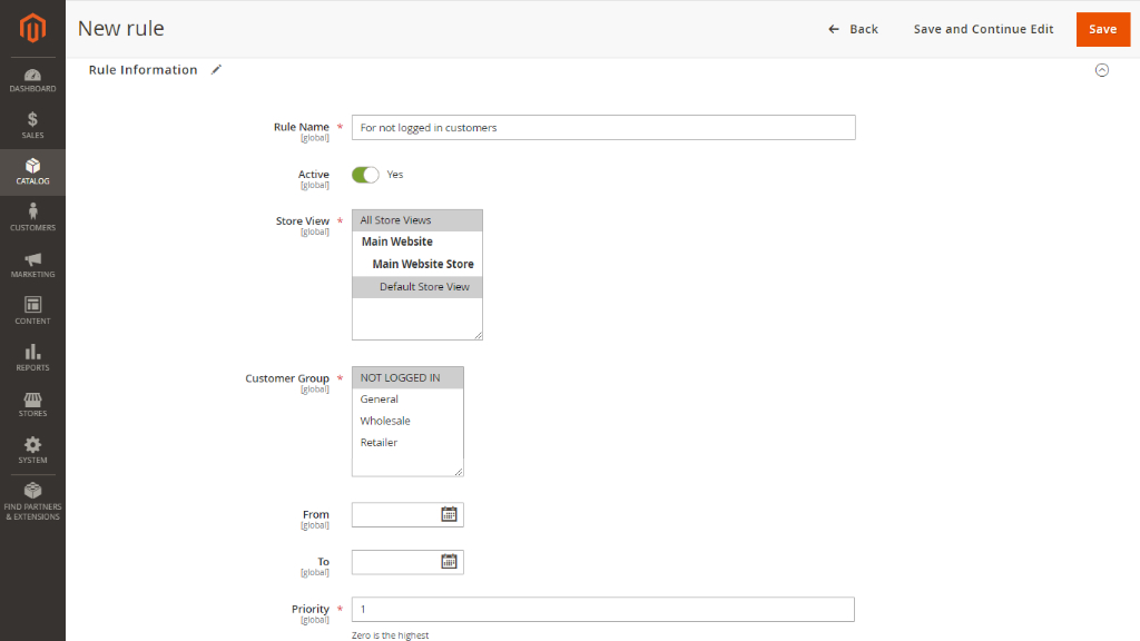 Hide Price Extension For Magento 2 | Customer Group Rule