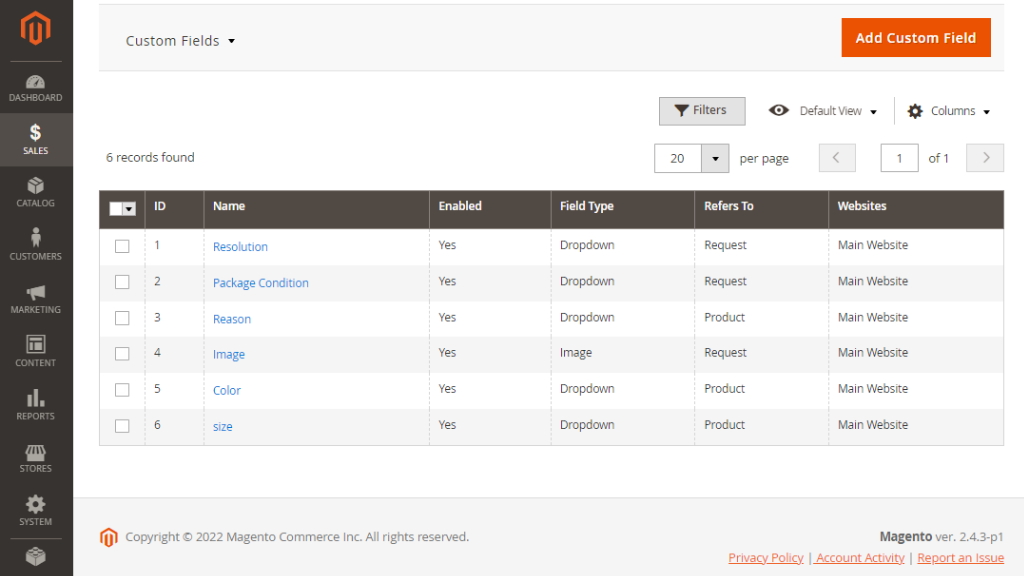 Image Custom Field