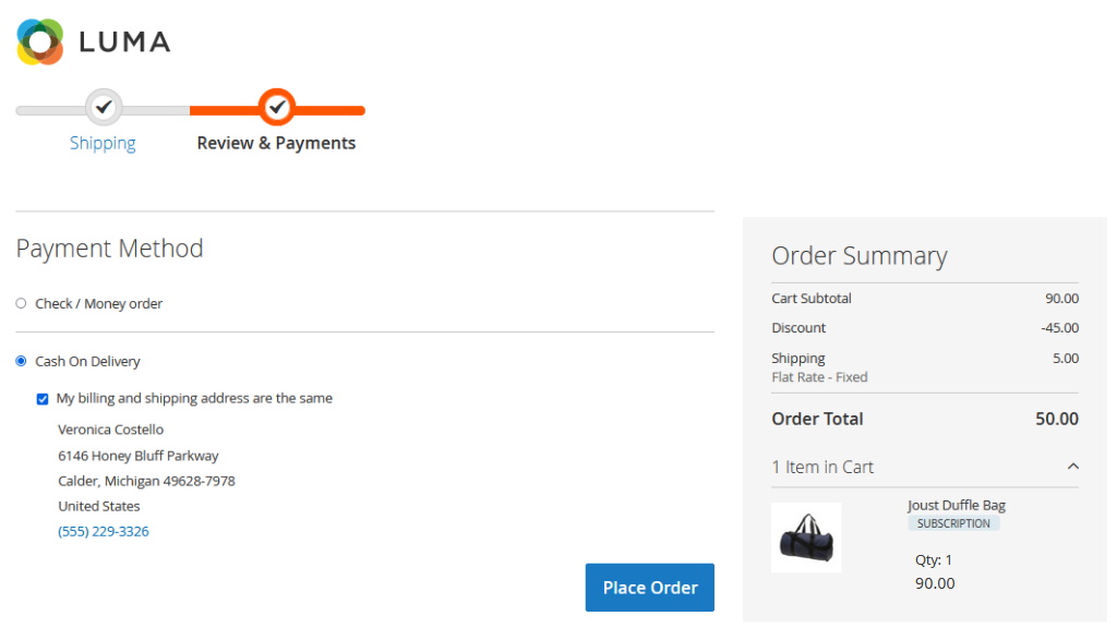 Recalculation of Totals / Advanced Subscription Products