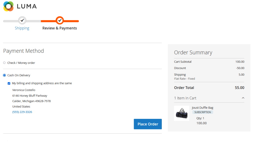 Recalculation of Totals / Advanced Subscription Products