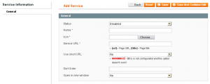 Add Service Page
