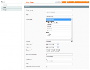General Settings General Settings