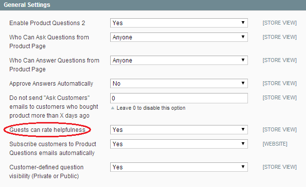 The Option to Rate Helpfulness for Guests The Option to Rate Helpfulness for Guests