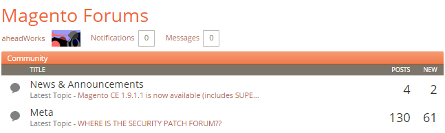 The Community Section