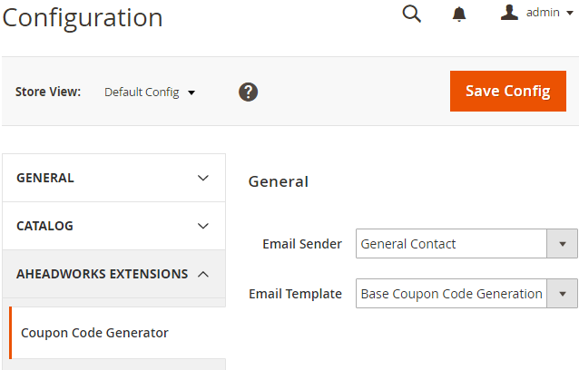 General Settings