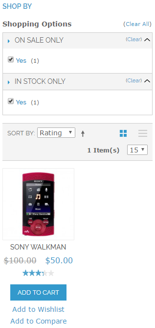 Layered Navigation New Filters and Sorting Layered Navigation New Filters and Sorting