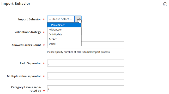 Import Behavior