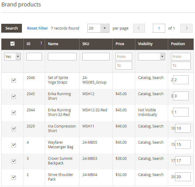 Brand Products Grid Brand Products Grid