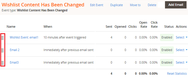 Drag-and-drop Functionality on the Manage Events Page Drag-and-drop Functionality on the Manage Events Page