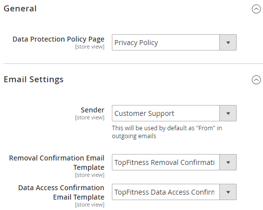 General Settings