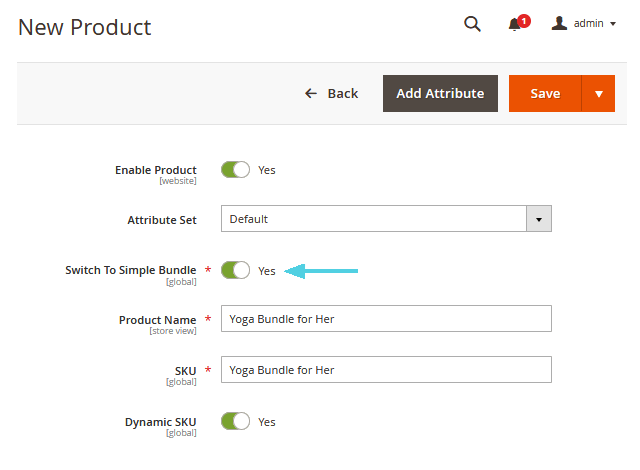 Enabling Simple Bundle Mode