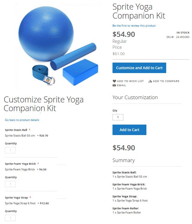 Native Bundle Product
