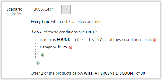 Buy X Get Y Free Magento