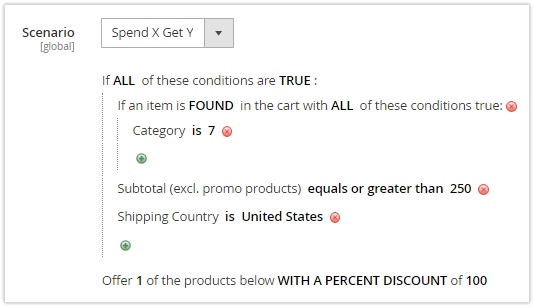 buy x get y free magento 2 extension