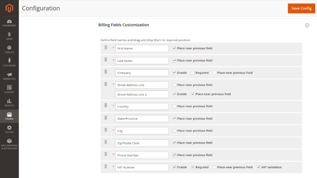 Shipping and Billing Field Customization | Smart One Step Checkout for Magento 2