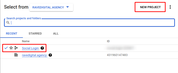 Google project | Social Login for Magento 2
