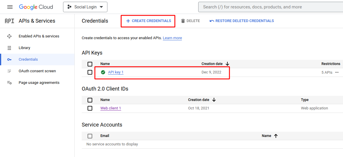 Google project | Social Login for Magento 2