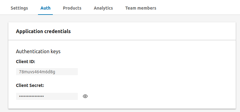 Get the API Key and Secret | Social Login for Magento 2