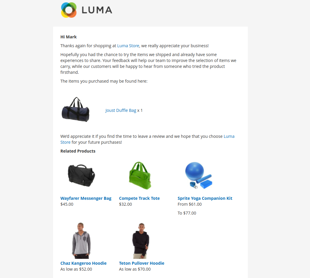 Related Products Block