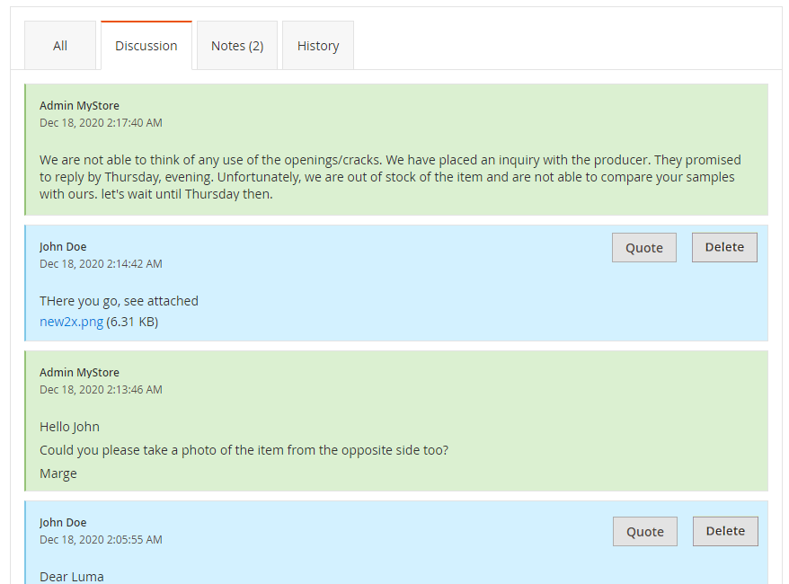 Replying to Tickets | Help Desk Ultimate for Magento 2